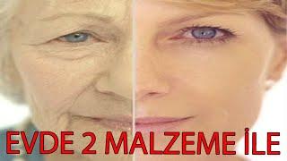 AMELİYATSIZ DOĞAL YÜZ GERDİRME - SADECE 2 MALZEME YÜZ BOYUN GERDİREN DOĞAL MASKE TARİFİ