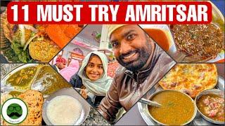 11 Best Amritsar Street Food  Veggie Paaji Amritsar Food Tour