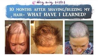 Thinking about buzzing or shaving your head?  I did mine 10 months ago here is what I have learned