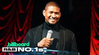 Usher Accepts the R&B Entertainer of The Year Award  Billboard’s R&B No.1s 2024