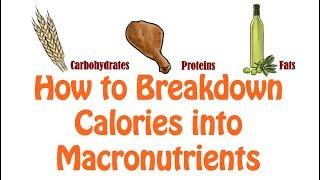 13. How to Breakdown Calories in Macronutrients