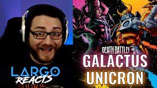 DEATH BATTLE Galactus Vs Unicron - Largo Reacts