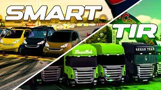 ABSÜRT ARABALARLA YARIŞ YAPTIK  *Smart Tır Otobüs*  Car Parking Multiplayer