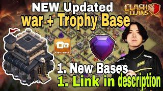 New BEST TH9 Base 2024 with COPY LINK  BEST TH9 WARTROPHY Base Link - Clash of Clans  26.6.24