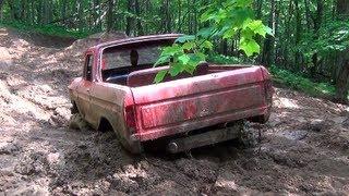 FORD 4X4 BRONCO STUCK DEEP PART 2 by BSF Recovery Team