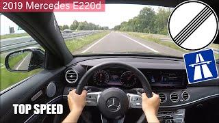 2019 Mercedes-Benz E-Class 220d W213 194PS  POV Autobahn  Top Speed Acceleration 1080p Full HD