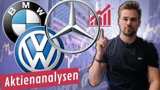 Aktienanalyse  wie sieht es bei BMW Mercedes und VW aus?