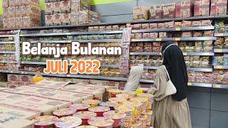 BELANJA BULANAN JULI 2022  grocery shopping