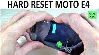 HARD RESET Motorola MOTO E4