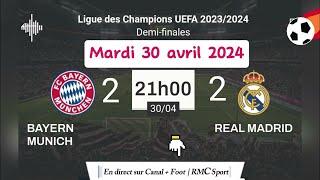Ligue des champions BAYERN MUNICH vs REAL MADRID en direct sur C+ Foot  RMC Sport 30042023 à 21h
