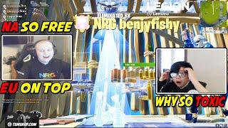 NA VS EU Gets Toxic When Benjyfishy 5 - 0 Unknown & Khanada In THIS Realistic Wager With CRR