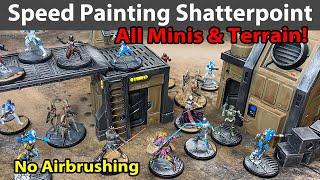 Speed Painting Shatterpoint Starter Box All Minis and Terrain