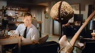 The Brain from Planet Arous 1957 Colorized  John Agar  Sci-Fi Thriller  Full Movie subtitles