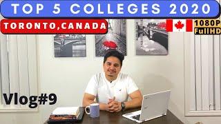 Top 5 Colleges in GTA  Toronto CANADA  2020  Vlog 9  1080p