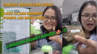 CARA CLAIM GARANSI POMPA ASI MOM UUNG - LANGSUNG DIGANTI YANG BARU - MOM UUNG TERBAIK