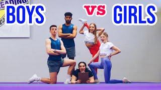 BOYS vs GIRLS Extreme Cheer & Gymnastics Challenge