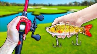 1v1 GIANT Lures Only Bass Fishing Challenge