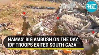 Israeli Soldiers Walk Into Al-Qassam Brigades Trap In Khan Younis. Watch What Happened Next