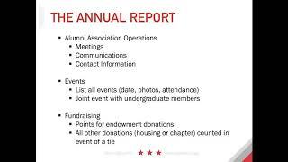 Forming & Maintaining Alumni Associations