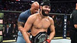 Crowning Moment Jorge Masvidal Wins BMF Belt After Run-In With Diaz 