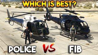 GTA 5 ONLINE  POLICE HELICOPTER VS FIB HELICOPTER WHICH IS BEST?