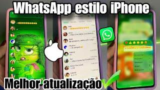 SAIUWHATSAPP IGUAL IPHONE iOS 17 NO ANDROIDMB iOS última atualização