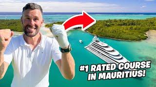 This Golf Course in Mauritius is only Playable by BOAT
