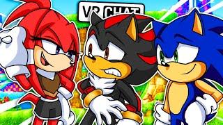 Sonic and Shadow Meet FEMALE KNUCKLES VR Chat