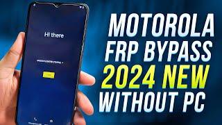 2024 NEW Motorola FRP Bypass Android 13 Without Computer No Talkback No Maps 100% Worked