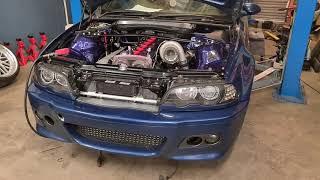 FIRST START UP OF E46 BMW M3 WITH RB SKYLINE ENGINE