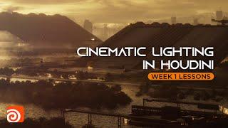 Cinematic Lighting In Houdini  Week1 Lessons With Nick Chamberlain Pro VFX Course