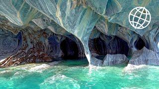 Marble Caves Chile  Amazing Places 4K