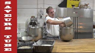 The French Baker  Julien Part 1 of 8 going through his routine in his Kitchen preparing the bread.