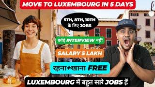  Luxembourg New Visa Launched  EC Blue Book Traineeship Program  Free Food+Home+Flight 