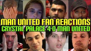 ANGRY  MAN UNITED FANS REACTION TO CRYSTAL PALACE 4-0 MAN UNITED  FANS CHANNEL