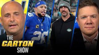 Aaron Rodgers & Jets drama over Do the Giants regret being on Hard Knocks?  NFL  THE CARTON SHOW