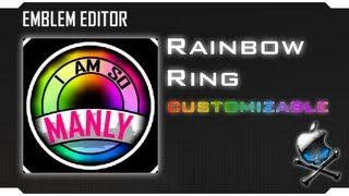 Black Ops 2 - Customizable Rainbow Emblem Tutorial