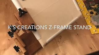 K’s Creations Z-Frame Stand cross stitch