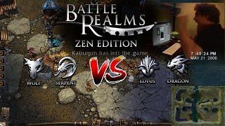 Battle Realms ZE v1.58  2vs2  Fastest Ragequit ever