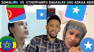 SOMALIA VS ETHIOPIA DAGAALKI UGU ADKAA OO TIKTOK KABILOWDAY️ SOMALIDA WAA IMTIXAAN TOOS BAY...