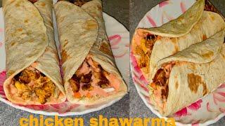 Creamy chicken shawarma