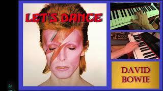 Lets Dance - David Bowie - Instrumental with lyrics  subtitles  1983