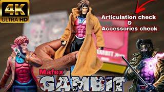 Mafex Gambit Posing & Accessories check 4k