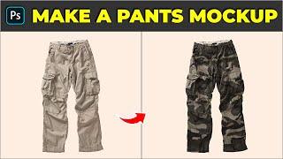 How to make pants mockup - Photoshop Tutorial