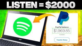 Make $1969.85 LISTENING TO MUSIC Make Money Online FOR FREE 2022