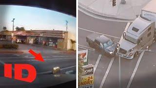 Brave Truck Driver Stops Wild Police Chase  Crimes Gone Viral