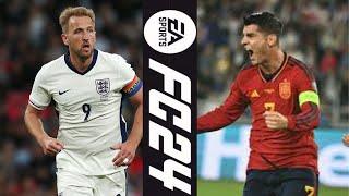 ENGLAND vs SPAIN  UEFA EURO 2024 LIVE  FC 24  PS5  4K
