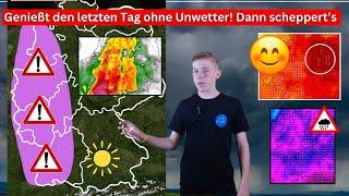 Hochsommer rendez-vous NOCH Ab Samstag schepperts über Deutschland Dannach klar Trend kühl.