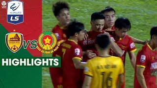 Highlights  Quảng Nam vs Công An Nhân Dân  Vòng 20 LS V.League 2 – 2022