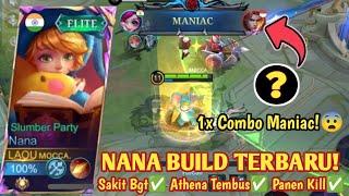 NANA MODE FLAMESHOT ON POINT SEKALI COMBO PASTI MATI BUILD NANA TERSAKIT 2024 - MLBB